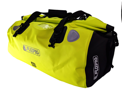 Fuzpig Large roll top Holdall, Outdoor Waterproof Holdall. Waterproof Duffle Bag Built to be Durable.